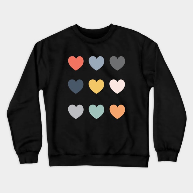 hearts Crewneck Sweatshirt by teemarket